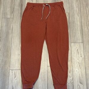 Vuori Rust Jogger Pants With Tie XL Preowned